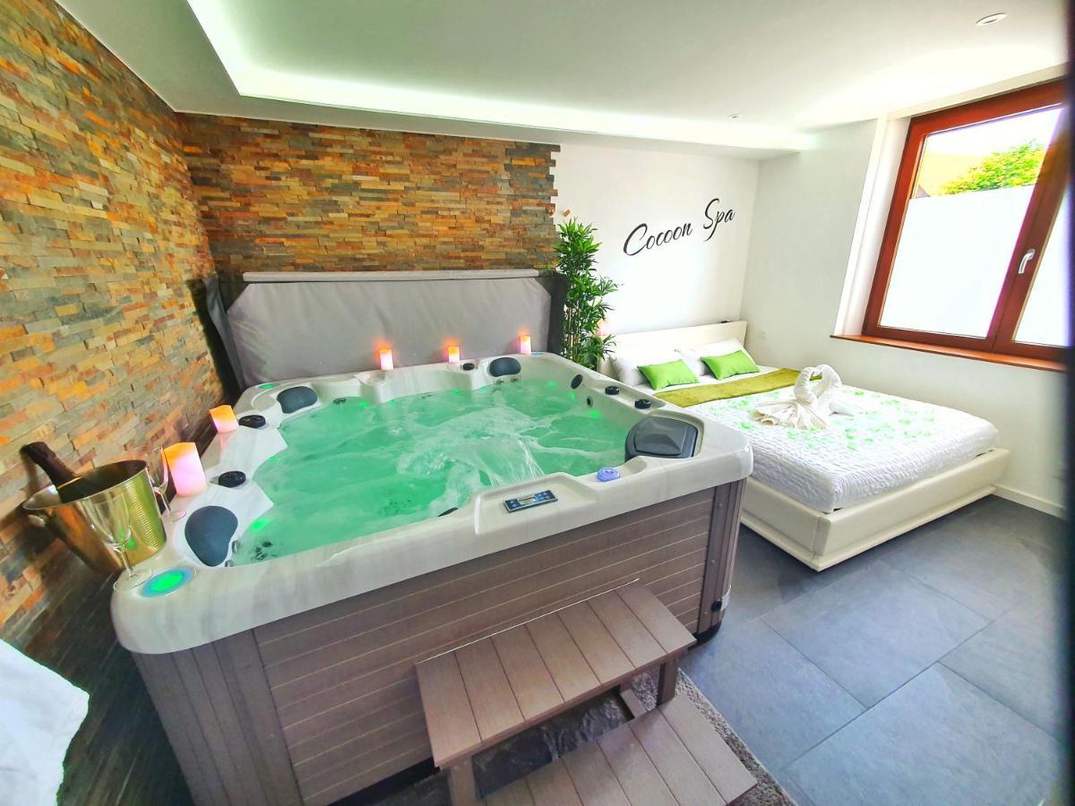 -Gite Cocoon Spa-Jacuzzi-Jardin-Parking Prive-Climatisation Holtzwihr Экстерьер фото